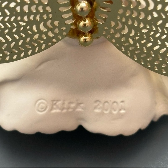 Angel with USA Flag Figurine Russ Angel Cheeks 2001 VINTAGE Independence Day - Picture 3 of 5